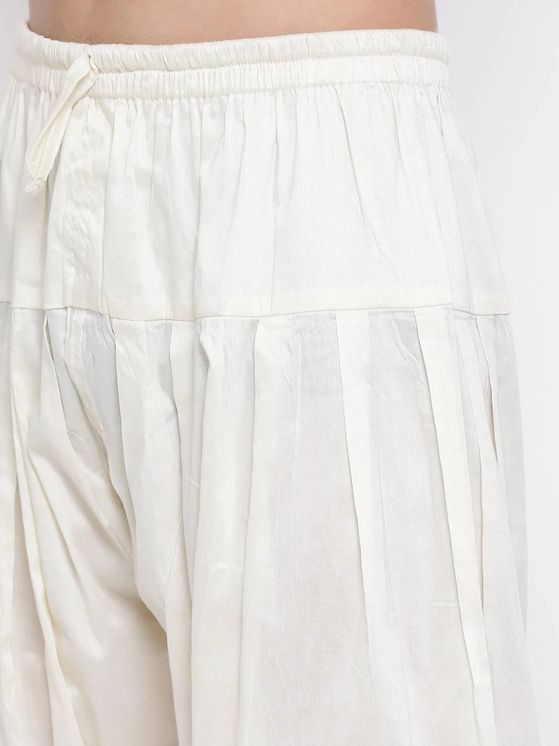 VASTRAMAY Men's Mustard Cotton Blend Pathani Suit Set 7 VASTRAMAY Men's Mustard Cotton Blend Pathani Suit Set