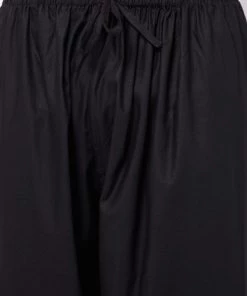 VASTRAMAY Men's Black Cotton Blend Salwar