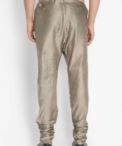 VASTRAMAY Men's Beige Cotton Blend Pyjama