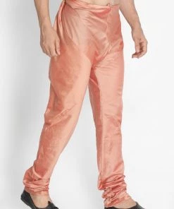 VASTRAMAY Men's Pink Cotton Blend Pyjama