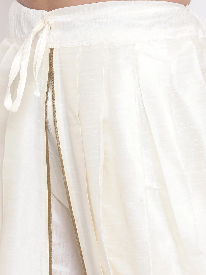 VASTRAMAY Men's Solid Dhoti Pant 5 VASTRAMAY Men's Solid Dhoti Pant