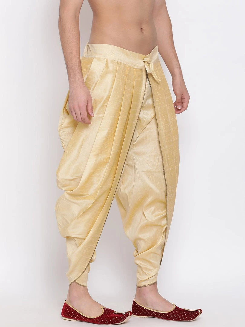 Vastramay Men's Solid Dhoti Pant 4 Vastramay Men's Solid Dhoti Pant