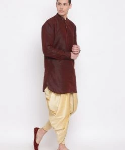 Vastramay Men's Solid Dhoti Pant 12 Vastramay Men's Solid Dhoti Pant