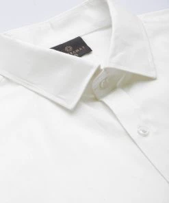VASTRAMAY Men's White Cotton Shirt And Mundu Set 13 VASTRAMAY Men's White Cotton Shirt And Mundu Set