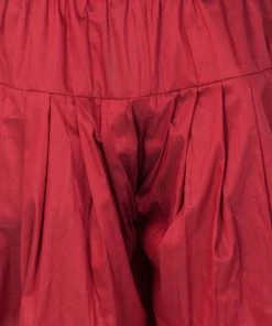 Vastramay Men's Gold Cotton Silk Blend Sherwani Set