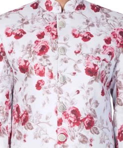 Vastramay Men's Multicolor Cotton Blend Sherwani Only Top 11 Vastramay Men's Multicolor Cotton Blend Sherwani Only Top