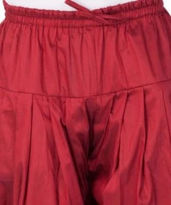 Vastramay Men's Black Cotton Blend Sherwani Set