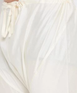 VASTRAMAY Men's Navy Blue Silk Blend Sherwani Set