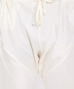 VASTRAMAY Men's Beige And Gold Embroidered Brocade Sherwani Set Sherwani/Indowestern Sets