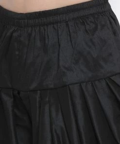 Vastramay Men's Navy Blue Silk Blend Kurta And Dhoti Pant Set