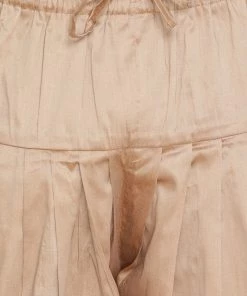 Vastramay Men's Orange Cotton Blend Kurta And Dhoti Pant Set