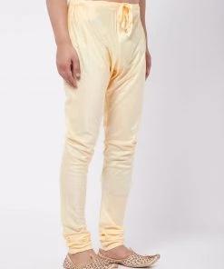 Vastramay Men's Gold Viscose Pyjama