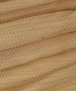 Vastramay Dobby Jacquard Gold Silk Blend Fabric