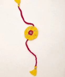Vastramay Eco-Friendly Cotton Raksha Bandhan Rakhi, Mask And Potli Set