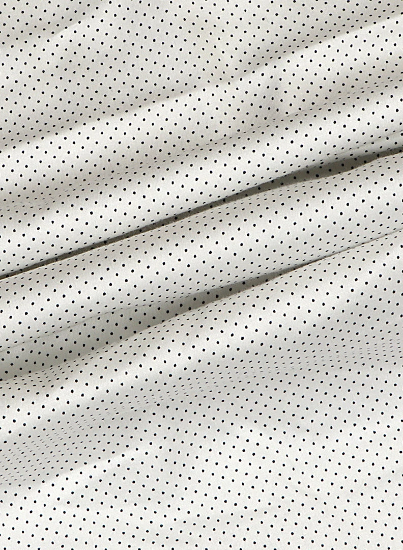 Vastramay Polka Dot White And Black Cotton Fabric 7 Vastramay Polka Dot White And Black Cotton Fabric