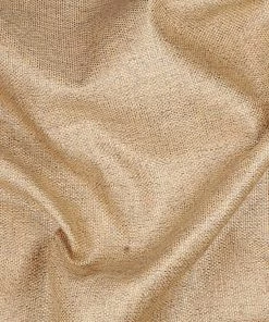 Vastramay Solid Biscuit Brown Color Jute Silk Running Fabric