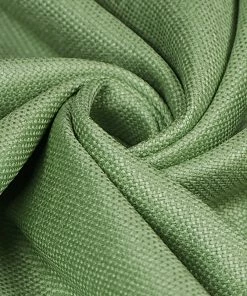 Vastramay Solid Mint Green Color Jute Silk Running Fabric