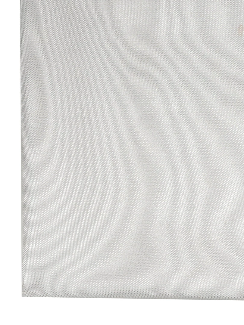 Vastramay Solid White Color Jute Silk Running Fabric 5 Vastramay Solid White Color Jute Silk Running Fabric