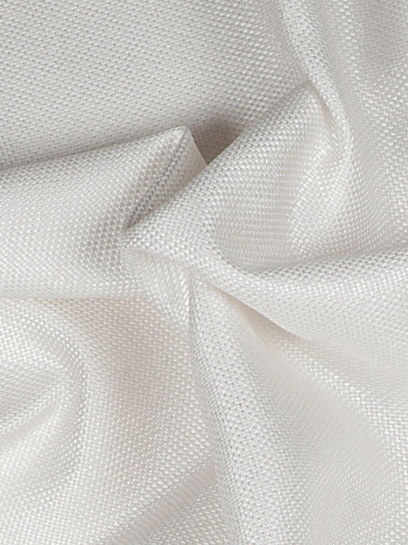Vastramay Solid White Color Jute Silk Running Fabric 3 Vastramay Solid White Color Jute Silk Running Fabric