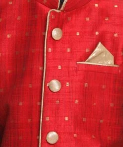 JBN Creation Boys' Maroon Cotton Silk Blend Ethnic Jacket, Black Kurta And Maroon Dhoti Pant Set 11 JBN Creation Boys' Maroon Cotton Silk Blend Ethnic Jacket, Black Kurta And Maroon Dhoti Pant Set