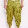 Rakhi VASTRAMAY Men's Plus Size Green Cowl Dhoti 2 Rakhi VASTRAMAY Men's Plus Size Green Cowl Dhoti