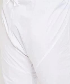 Vastramay Men's Plus Size Black Cotton Kurta And Pyjama Set Plus Size Collection