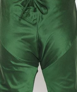 Vastramay Men's Plus Size Green Viscose Blend Kurta And Pyjama Set