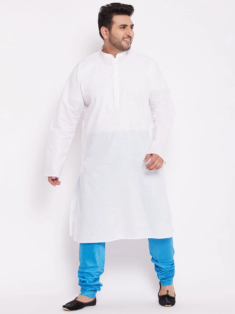 Pyjama VASTRAMAY Men's Plus Size Aqua Solid Relax-Fit Churidar 7 Pyjama VASTRAMAY Men's Plus Size Aqua Solid Relax-Fit Churidar