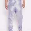 Pyjama VASTRAMAY Men's Plus Size Lavender Solid Straight-Fit Churidar