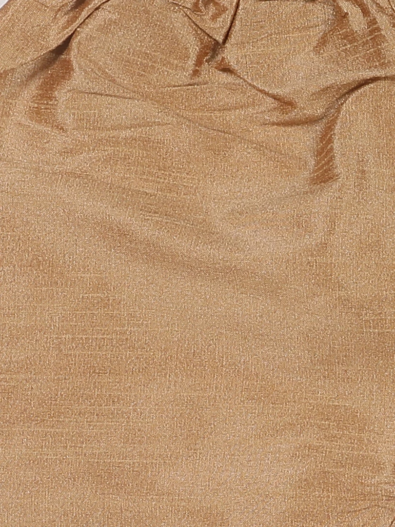 Boys VASTRAMAY SISHU Boy's Beige Kurta With Pyjama 8 Boys VASTRAMAY SISHU Boy's Beige Kurta With Pyjama