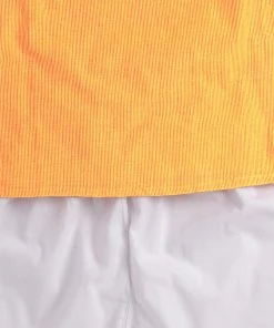VASTRAMAY SISHU Infant Boys Yellow And White Pure Cotton Kurta Pyjama Set