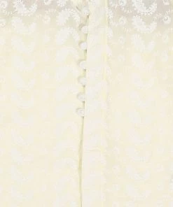 VASTRAMAY SISHU Boy's Yellow Floral Chikankari Pure Cotton Kurta With Pyjama Boys