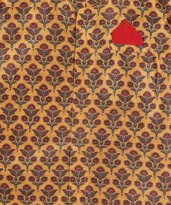 VASTRAMAY SISHU Infant Boys Yellow & Maroon Ethnic Motifs Printed Kurta With Pyjamas