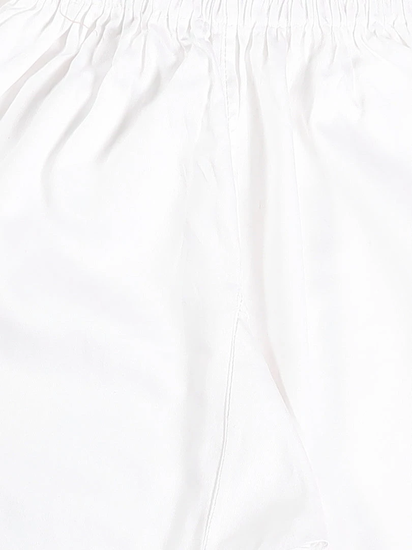 VASTRAMAY SISHU Boy's White Kurta Set With Blue Pyjams Boys 9 VASTRAMAY SISHU Boy's White Kurta Set With Blue Pyjams Boys