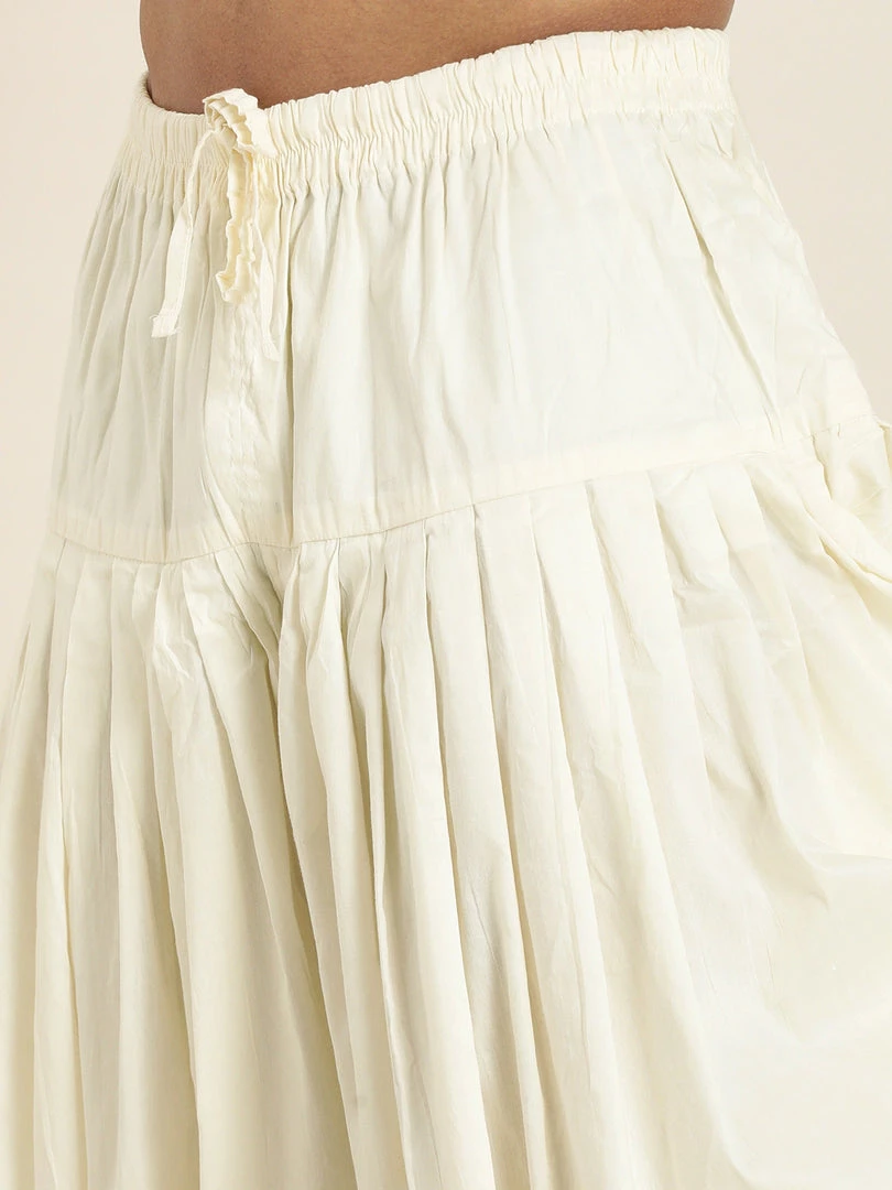 Sherwani/Indowestern Sets SHRESTHA By VASTRAMAY Men's Cream-Coloured Mirror Work Indo Western Sherwani Set 7 Sherwani/Indowestern Sets SHRESTHA By VASTRAMAY Men's Cream-Coloured Mirror Work Indo Western Sherwani Set