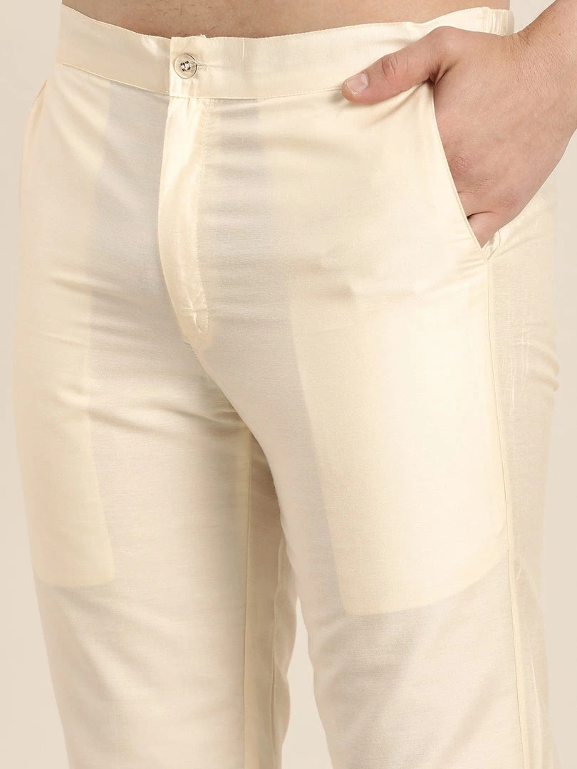 Sherwani/Indowestern Sets SHRESTHA By VASTRAMAY Men's Cream-Coloured Mirror Work Indo Western Sherwani Set 5 Sherwani/Indowestern Sets SHRESTHA By VASTRAMAY Men's Cream-Coloured Mirror Work Indo Western Sherwani Set