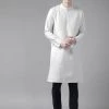 SHVAAS By VASTRAMAY Men's Grey Organic Cotton Kurta 2 SHVAAS By VASTRAMAY Men's Grey Organic Cotton Kurta