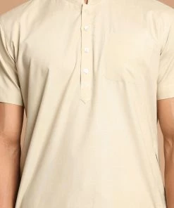 Rakhi SHVAAS By VASTRAMAY Men's Green Work From Home Collection Cotton Pyjama Set