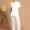 SHVAAS By VASTRAMAY Men's Work From Home Collection Cotton Pyjama Set