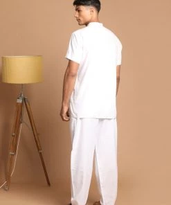 SHVAAS By VASTRAMAY Men's Work From Home Collection Cotton Pyjama Set 11 SHVAAS By VASTRAMAY Men's Work From Home Collection Cotton Pyjama Set
