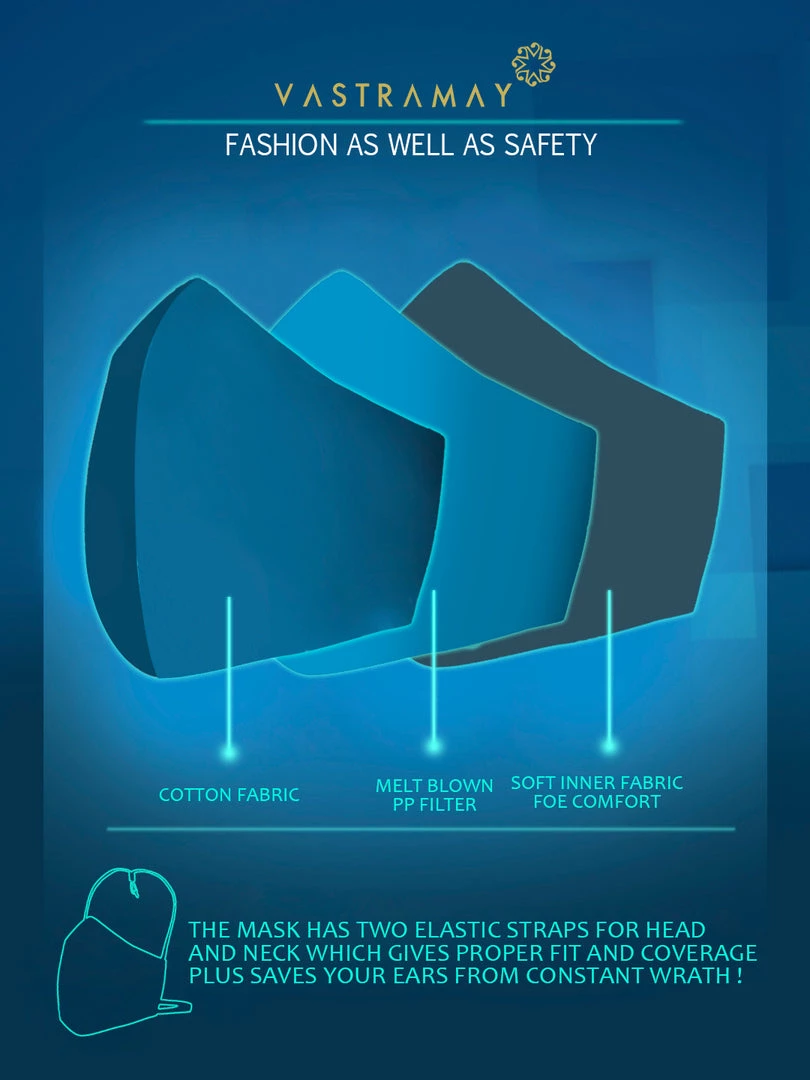 Vastramay Unisex 3 -Ply Solid Reusable Anti-Pollution, Comfortable Large Coverage With Head Band Wellness Biker Masks In Burgundy - Pack Of 1 Rakhi 12 Vastramay Unisex 3 -Ply Solid Reusable Anti-Pollution, Comfortable Large Coverage With Head Band Wellness Biker Masks In Burgundy - Pack Of 1 Rakhi